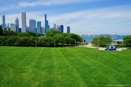 Chicago Downtown View from Field Museum