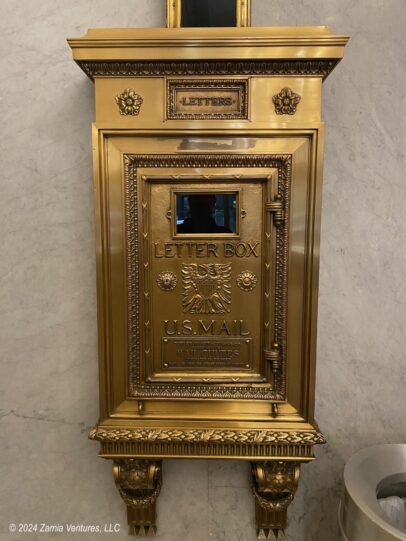 Chicago Old Letterbox in Hotel