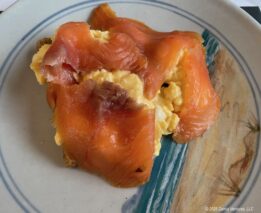 Highlands Sheiling Salmon and Eggs on Toast