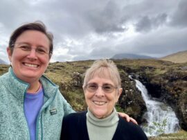 Highlands Skye Fairy Pools Mom and Shannon