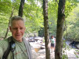 Blowing Rock Hebron Falls Selfie Fun