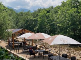 Grandfather Winery Riverside Seating