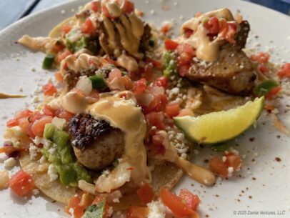 Duck NC Coast Grill Fish Tacos