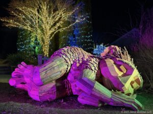 Winter Lights Sleepy Troll