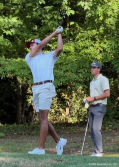 Golf Teeing Off
