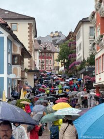 Ortisei Rainy Day in Town