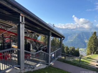 Ortisei Rasciesa Funicular at Top