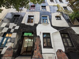 Vienna KunstHaus Mosaics on Facade