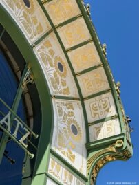 Vienna Wagner Motifs on Karlsplatz Station